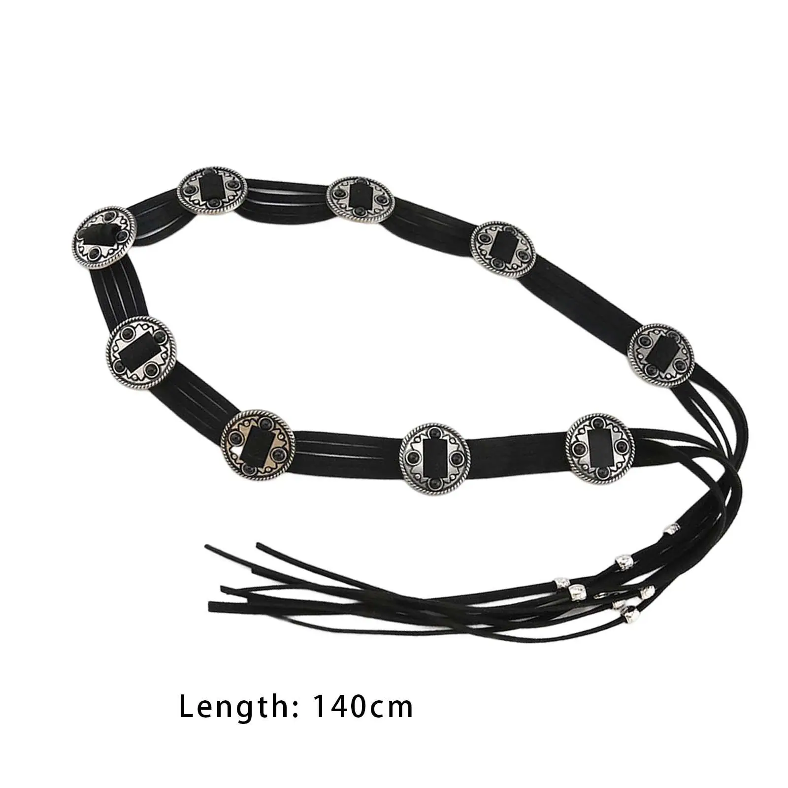 

Tassel Belt Fashion for Skirt Dress Retro PU Leather Fashion Jeans Belt Women Bohemian Belt for Jean Skirts Shirts Coats Women