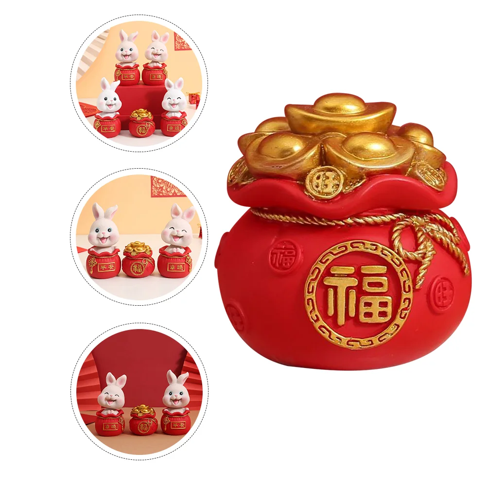 

Money Bag Model Decoration Car Decorative Miniature Money Bag Prop Car Adornment