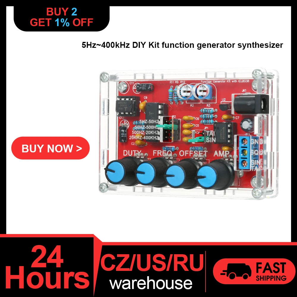 Icl8038 Signal Generator Function Generator Kit Frequency