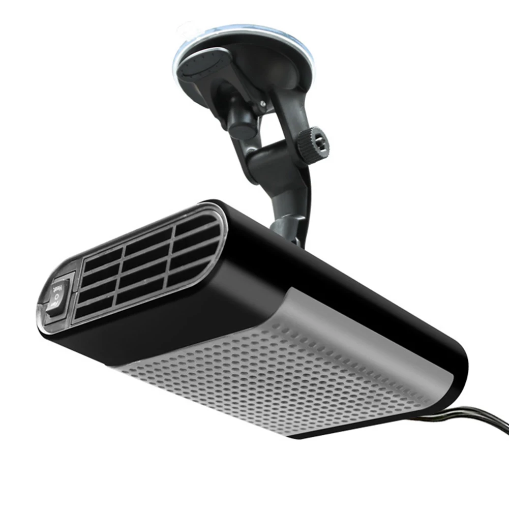 12V/24V Defogger Defroster Demister 120W Car Cooling Fan 2 in 1 Anti-Fog Car Heater Windshield Defogging Defrosting Heating Fan