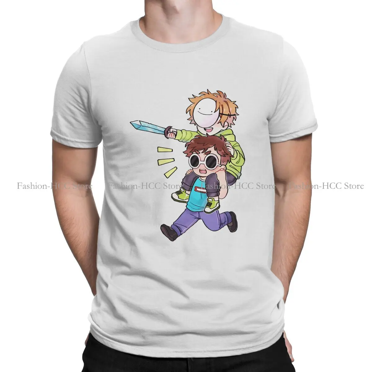 

George Hip Hop Polyester TShirt Dream SMP Game Printing Tops Leisure T Shirt Men Tee