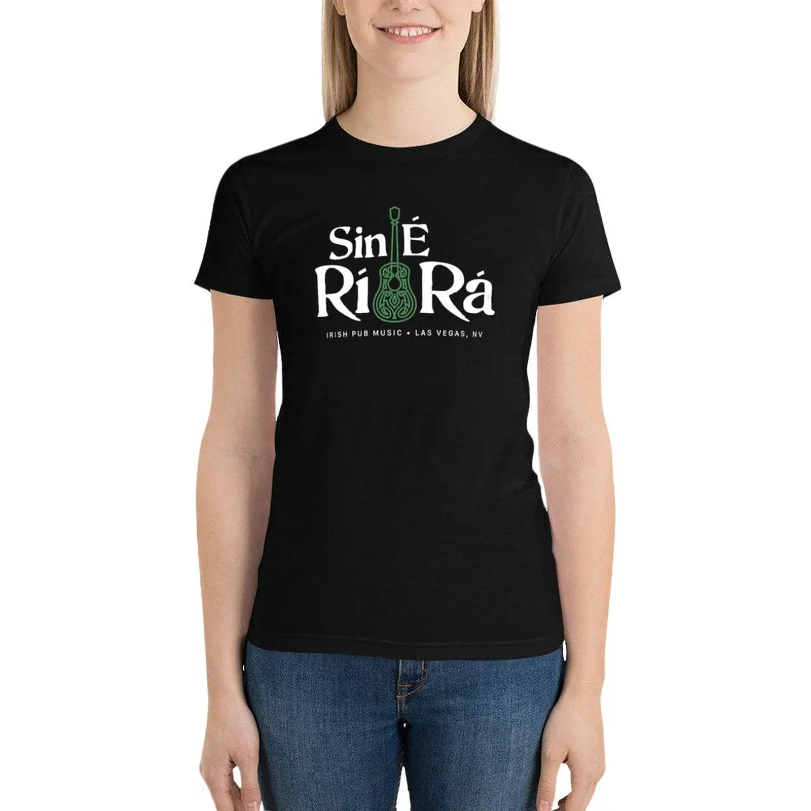 Sin E Ri-Ra - Irish Pub Music - Celtic Guitar T-Shirt sports fans animal prinfor tops t-shirts for Women pack