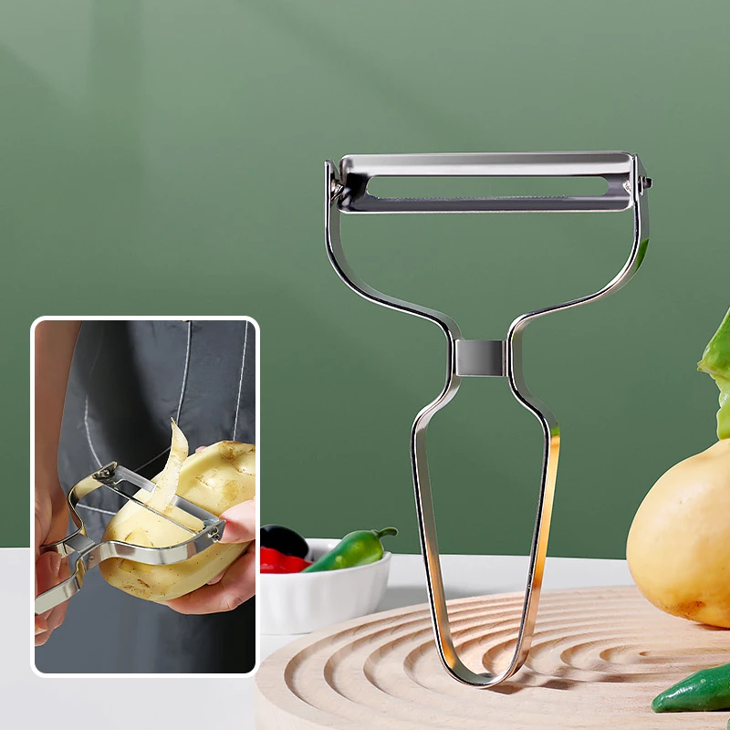 

Stainless Steel Peeler Fruit Vegetable Potato Multifunctional Shredder