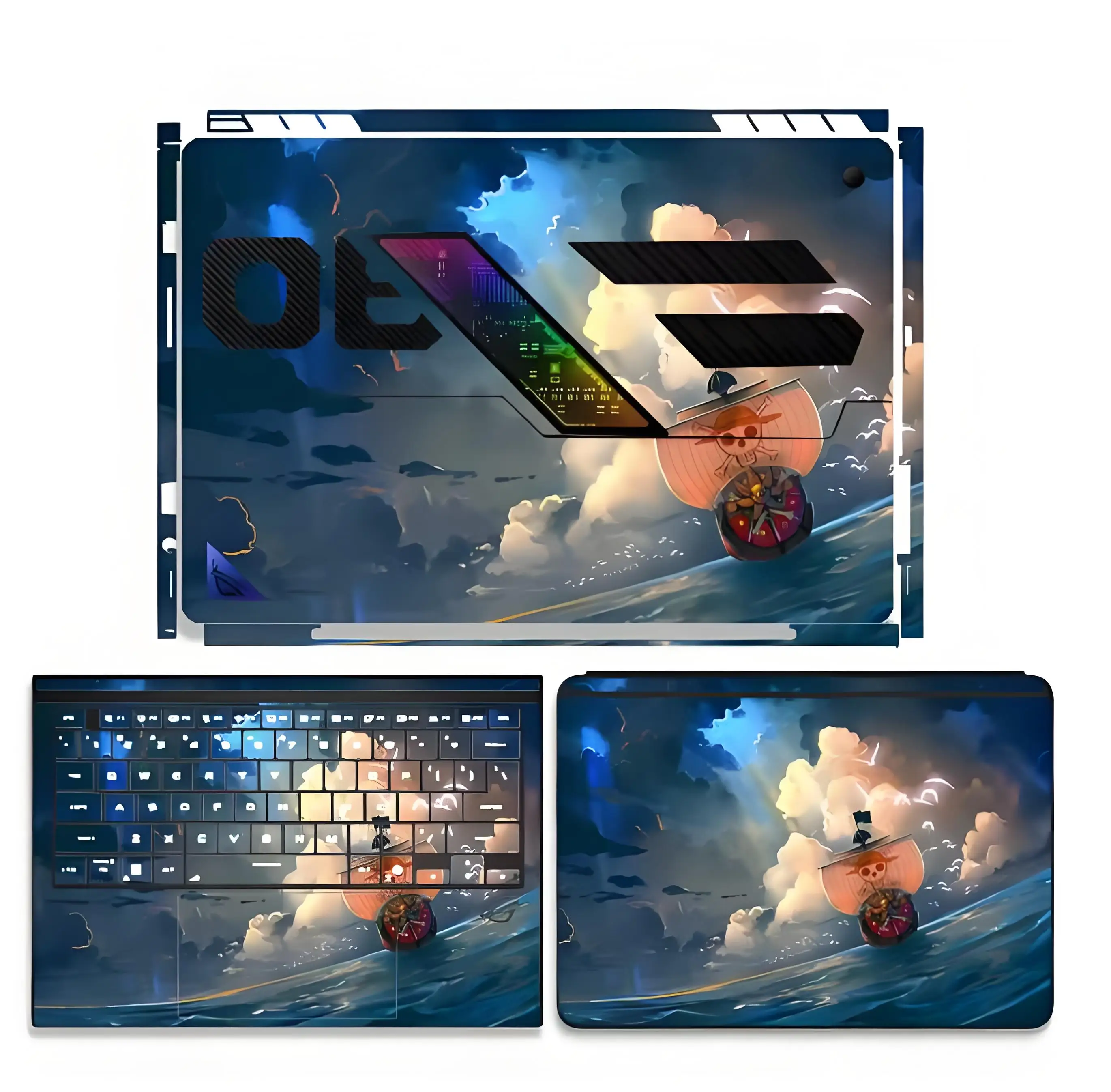 Dazzle Vinyl -Cut Anti Scratch Vinyl Sticker Skin for ASUS ROG Flow Z13 () GZ302 gz302e