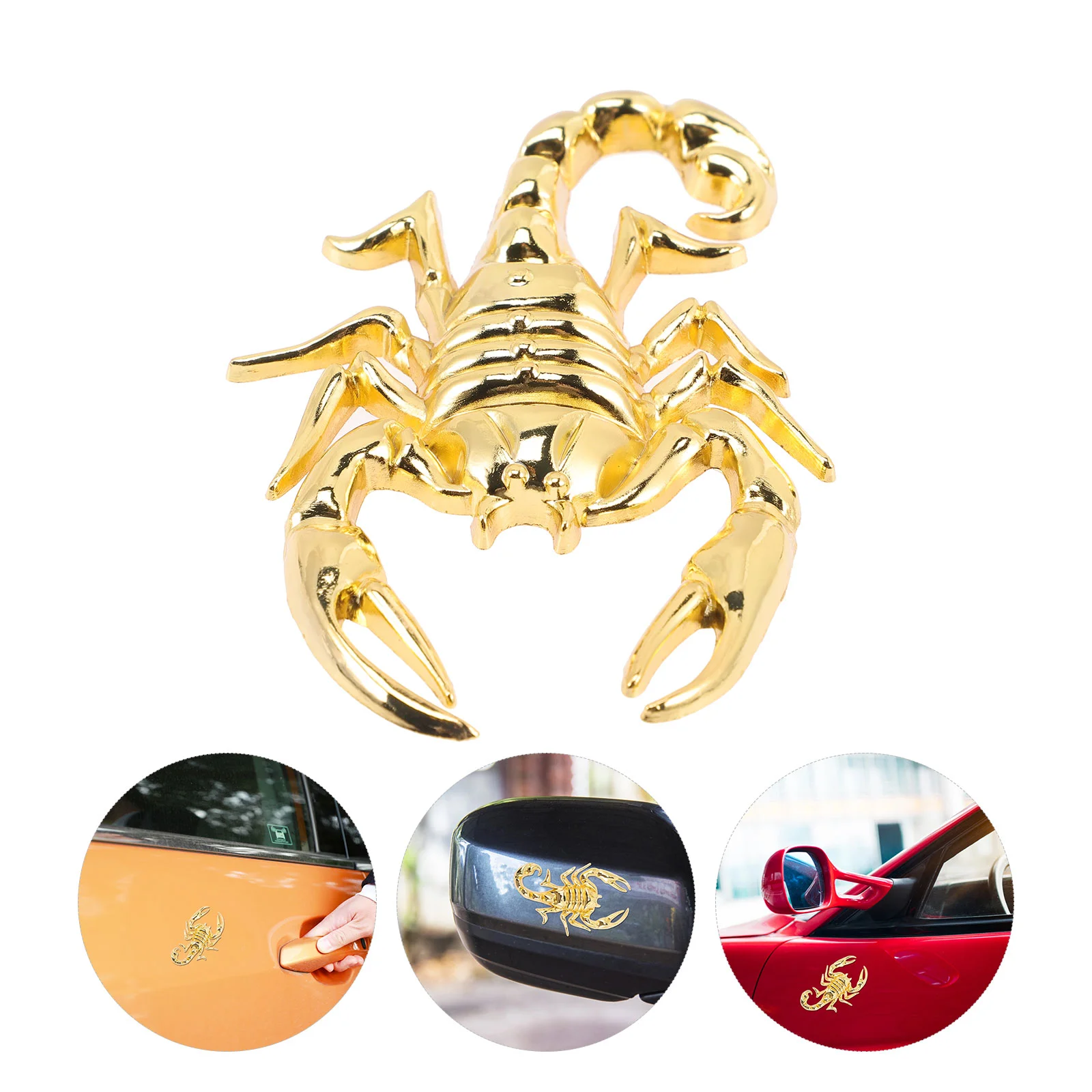 

Car Sticker Stickers Scorpion Body Decal Anime Decals 3D Side Emblem Truck Rearview Hood Metal Mirror Door Auto Bumper Cover