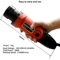 GhionChion Handheld Tungsten Electrode Grinder  Portable Tungsten Needle Sharpen Machine 1-4mm Tungsten Rod Grinder 22.5°and 30° 2