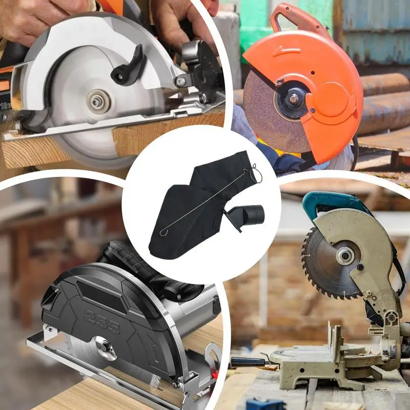 Dust Collection Bag For Saw Bags Effective Dust Bag Long-Lasting Sturdy Dust Collector Bags For Aluminum Saws Circular Saws 5