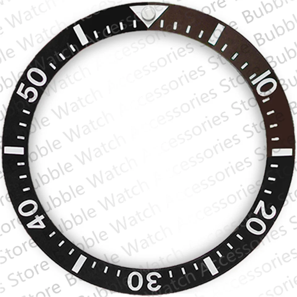 38mm*30.7mm Ceramics Black Gray Bezel Insert Fit For SEKIO007 SKX009  SRPD Submariner Automatic Men Watches