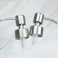1pc 304 Stainless Steel Hand Liquid Soap Pump Dispenser Head Nozzle for Bathroom Kitchen Foam Soap Shampoo Dispenser Accessories 2