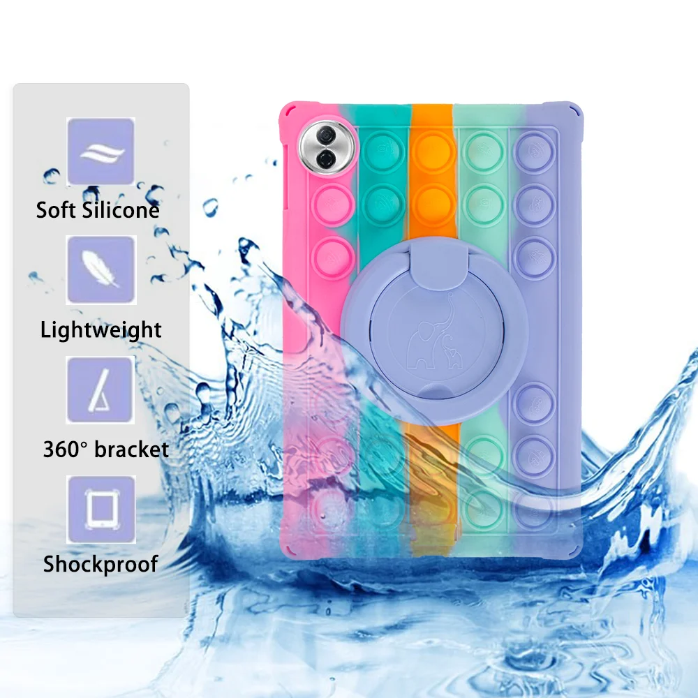 Rotating Handle Grip Stand Case with Multi-Angle Viewing