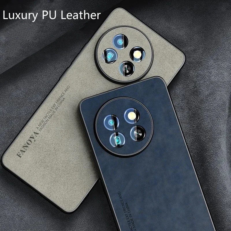 Luxury Skinsheep Leather Shockproof Silicone Bumper Case with Camera Protection