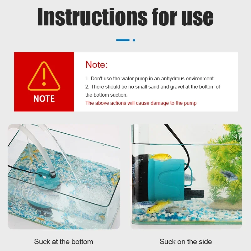 Bottom Suction Water Pump Aquarium 220V-240V Submersible Water Pump for Cycle and Pumping of the Fish Tank water pump aquarium water pump fish tank pump