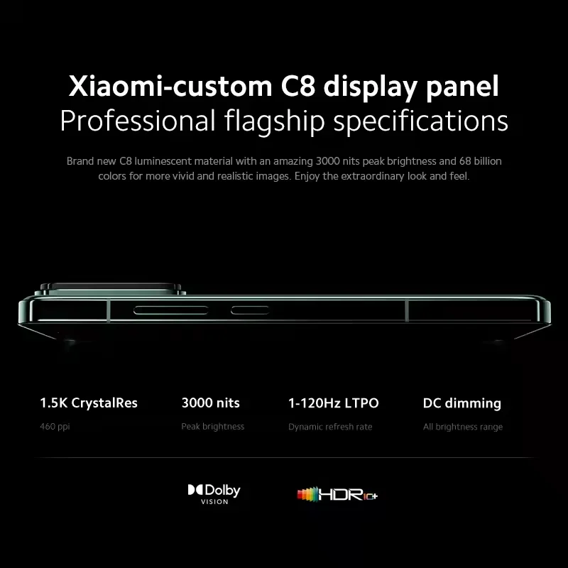 Global Version Xiaomi 14 Snapdragon® 8 Gen 3 Smartphone 1.5K 6.36" AMOLED Display IP68 NFC 50MP Leica Camera 90W HyperCharge 4