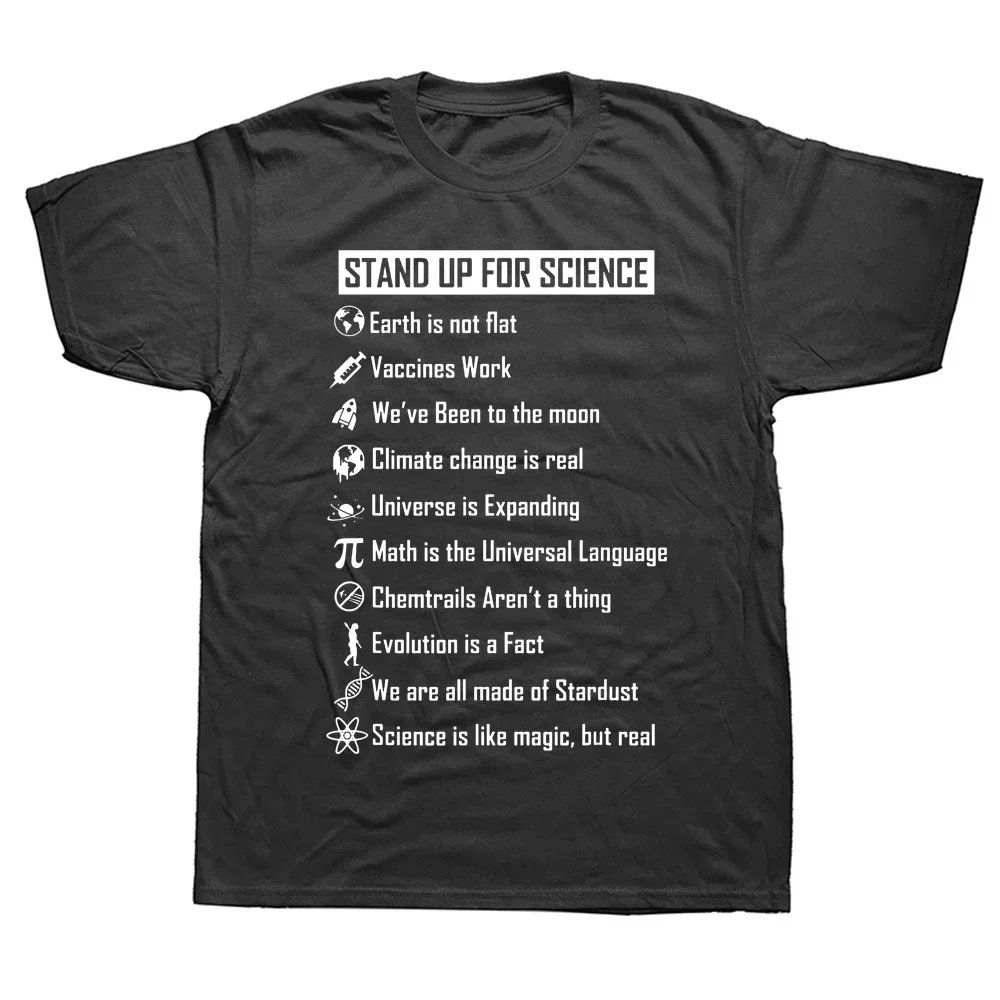 

Funny Earth Is Not Flat Work Funny Science Gift Geek T Shirts Graphic Cotton Streetwear Short Sleeve Birthday Summer T-shirt