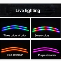 2Pcs RGB Led Guide Strip Headlight for Car Daytime Running Lights Turn Signal Bulb DRL Sequential Switchback 30cm/45cm/60cm APP - Image 4