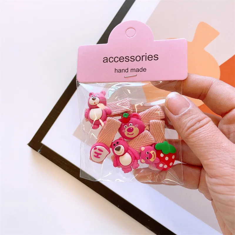 5 teile/satz süße Baby Mädchen Haars pangen Herz Mini haarspangen mädchen Blume haarspange Prinzessin haarklammer haarschmuck mädchen – Detail 15