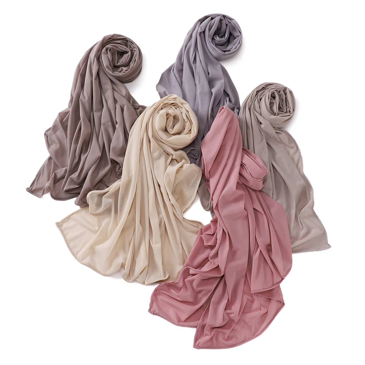 Polyester Jersey Hijab Scarf Long Muslim Shawl Plain Soft Turban Tie Head Wrap For Women Headband Headscarf Foulard 170*70cm muslim headwear head scarf hijab headscarf hijab hats shawl scarf female head wraps
