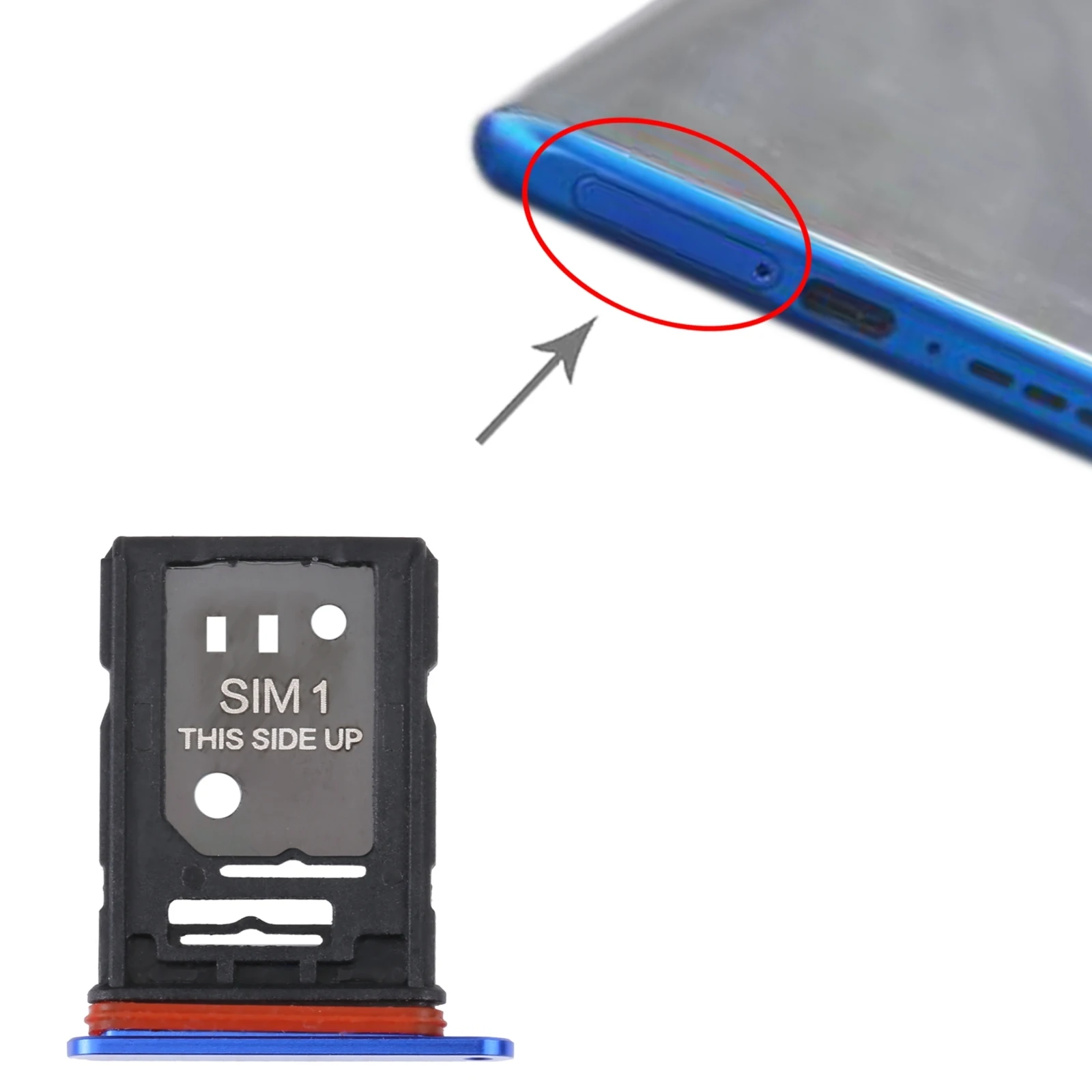 

For TCL 10 Plus Original SIM Card Tray + SIM / Micro SD Card Tray