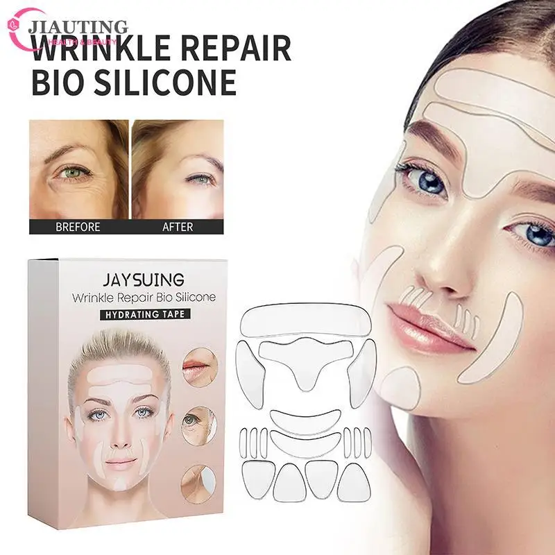 

1Set Reusable Face Wrinkle Remover Tapes Anti-Wrinkle Face Forehead Cheek Chin Sticker Anti Aging Face Skin Lifting Patches Tape
