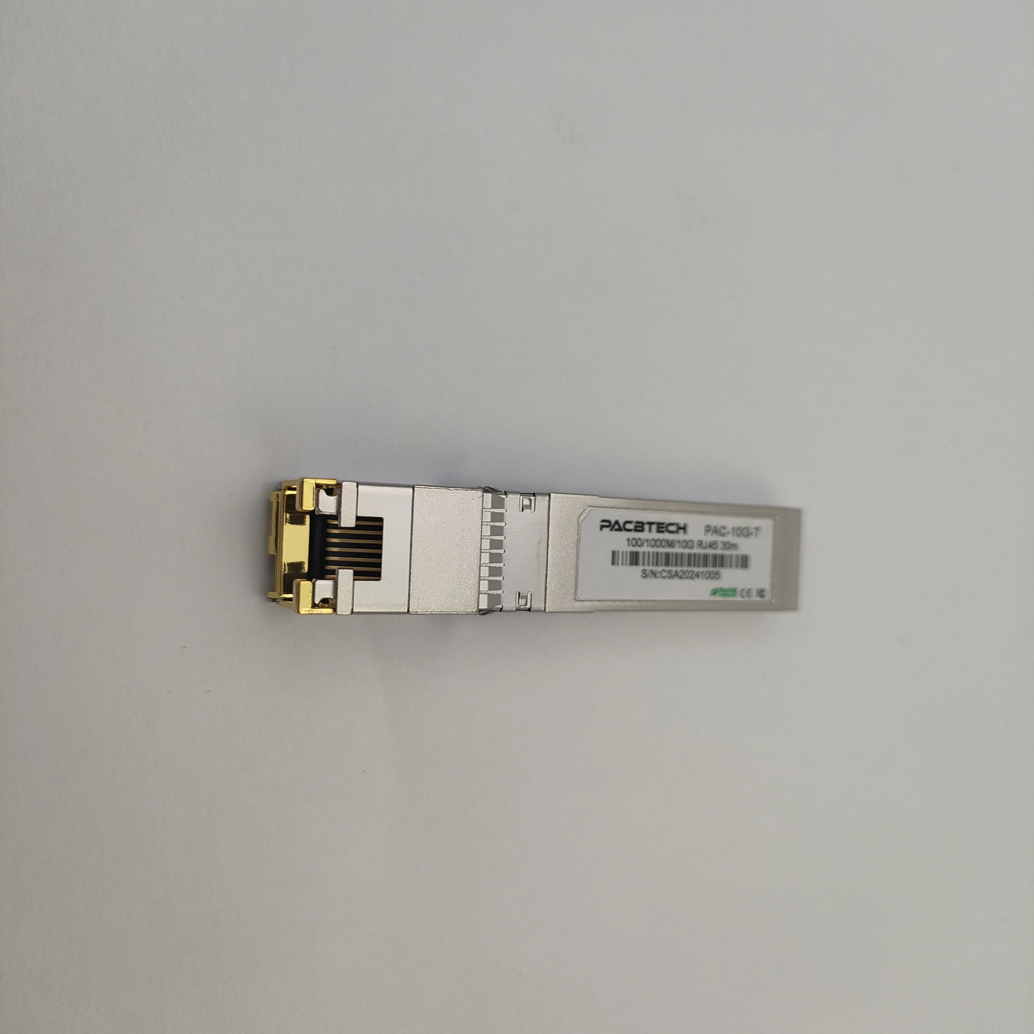 10G RJ45 Copper SFP+ Module 10GBase-Tx Ethernet Fiber Optic FTTH Compatible with /JuniperCisco/Mikrotik Switch 30m