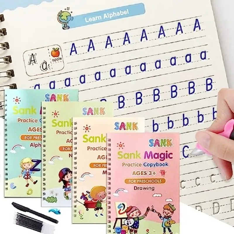 2023 Children's Copybook ,Kids Practice Book, Magic Word Book ,Early  Education Workbook for Kids Gift - AliExpress