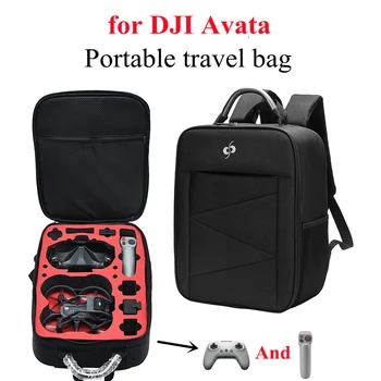 DJI 아바타 보관 가방, 회색 백팩, 방수 나일론 가방, DJI 아바타 박스, 휴대용 케이스, 비행 안경 액세서리