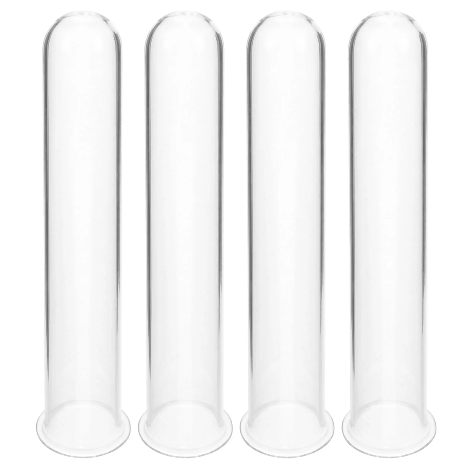4 Pcs Hydroponic Test Tube Vase Tubes Glass Terrarium Container Propagation for Plants Vases 6