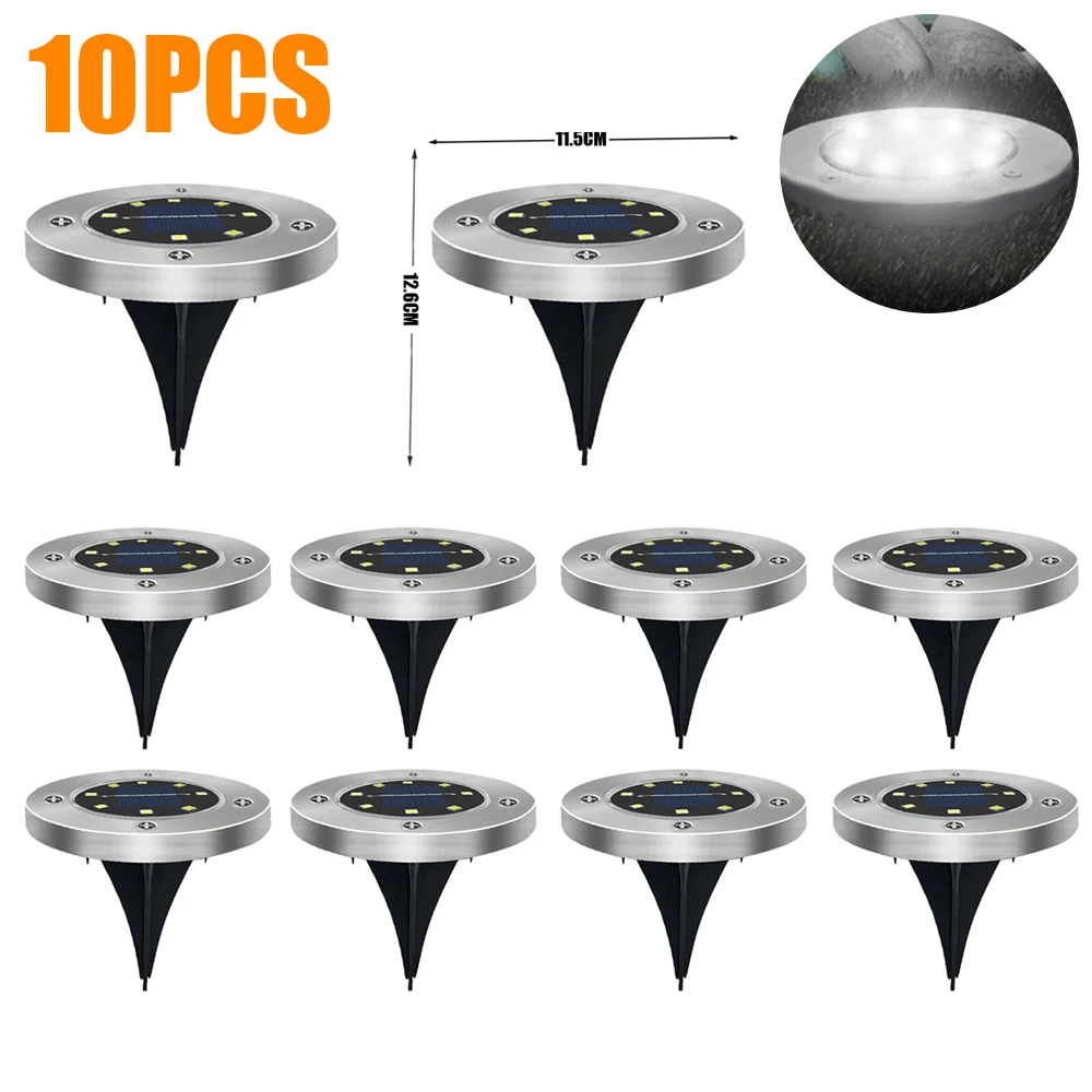 solar camping lights Solar Led Light Outdoor Solar Lamp 1-12Pcs Waterproof Solar Powered Lantern for Pathway Patio Garden Decoration Outdoor Lighting led solar garden lights Solar Lamps