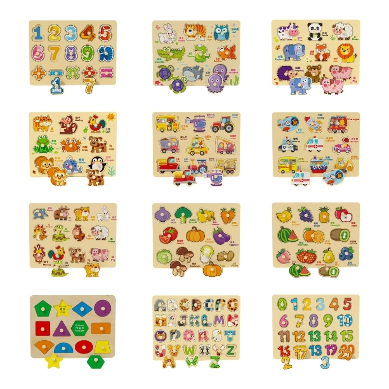 

4XBD для детей раннего возраста, многотематическая головоломка, игрушка-головоломка, детские строительные блоки, игрушка, для и