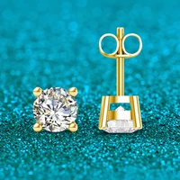 Szjinao Real Full 18k Gold Earrings AU750 Moissanite Diamond Real Gold Women Jewelry Certifid K Gold Luxurious Valentines Gifts