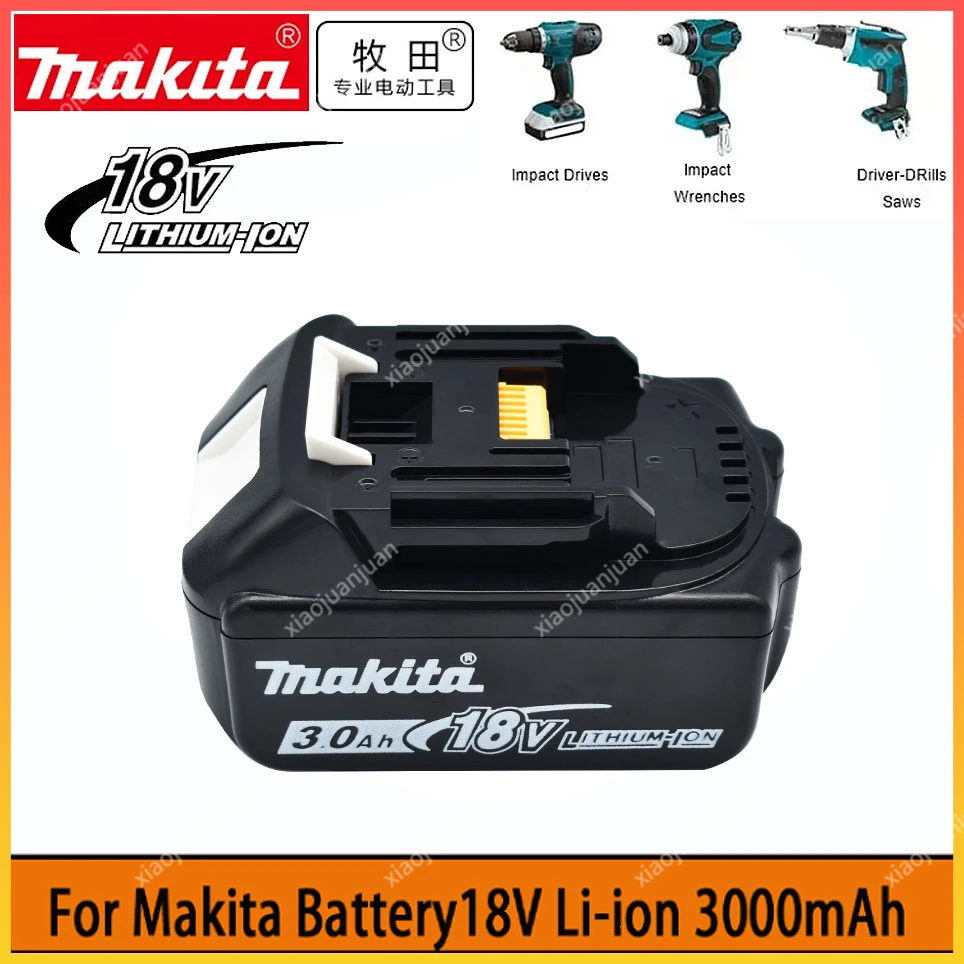 

18V 3.0Ah Makita With LED lithium ion replacement LXT BL1860B BL1860 BL1850original Makita rechargeable power tool battery