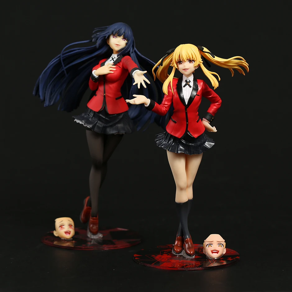 Jabami Yumeko Meari Saotome Kakegurui 2Nd Season Pvc Figure Model Figurine Brinquedos Gift