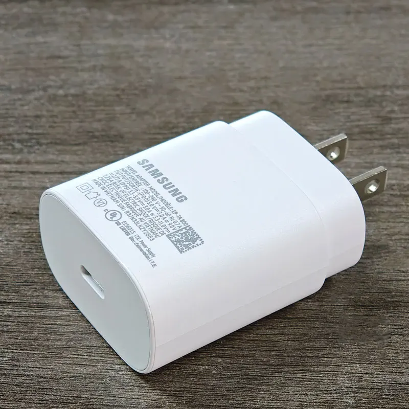 For Samsung A17 A16 A26 A36 A56 A55 A35 25w US Plug Charger Super Fast Charge Adapter For Galaxy S25 S24 S23 S22 S21 S20 FE A73
