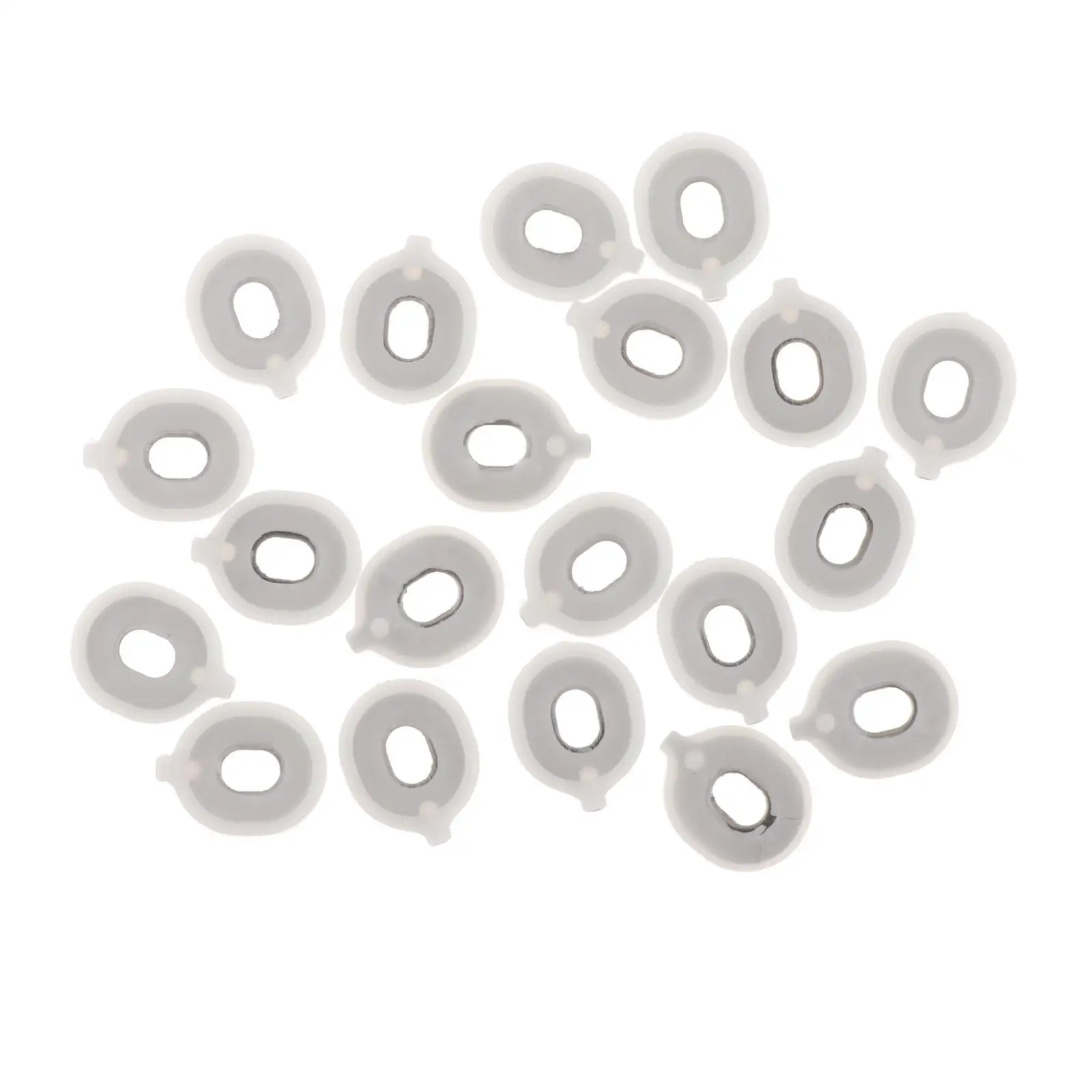 20 Pezzi Tenor Horn Valve Guide Tenor Horn Parts Parti Di Riparazione In Plastica Sostituzione Per Strumenti In Ottone Strumento Musicale