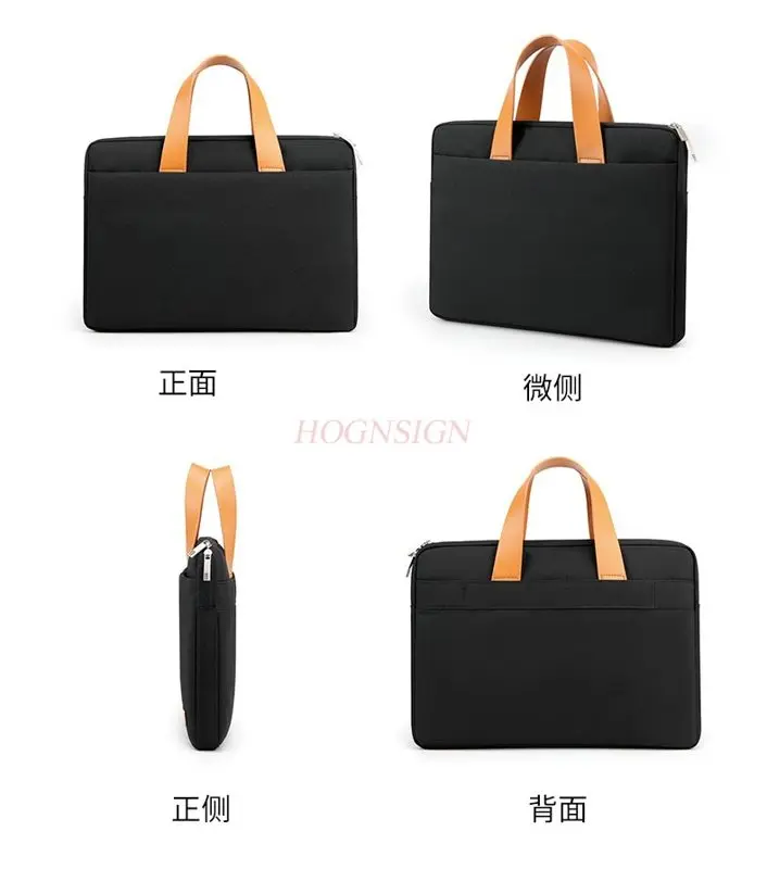 1pcs 컴퓨터 가방, 남성용 및 여성용 노트북 가방, 가볍고 세련된 내부 가방