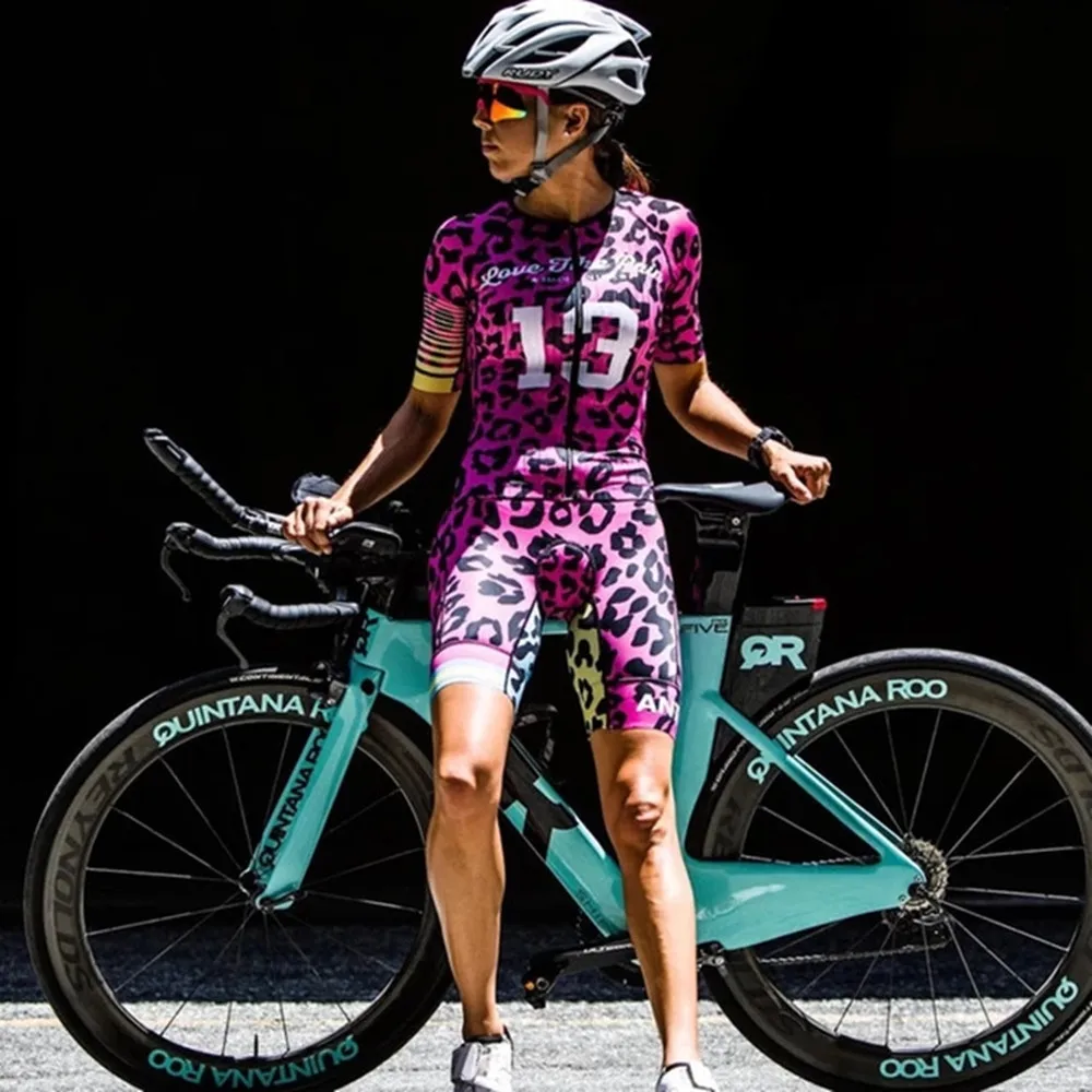 

Love The Pain Cycling Jersey Bib Short Sets Women Summer MTB Road Shirts Quick Dry Race Bicycle Clothing Roupa Ciclismo Feminina