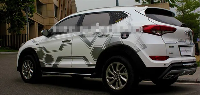 Auto aufkleber FÜR Hyundai neue Tucson ix25 ix35 körper aussehen änderung  dekoration sport auto aufkleber auto film