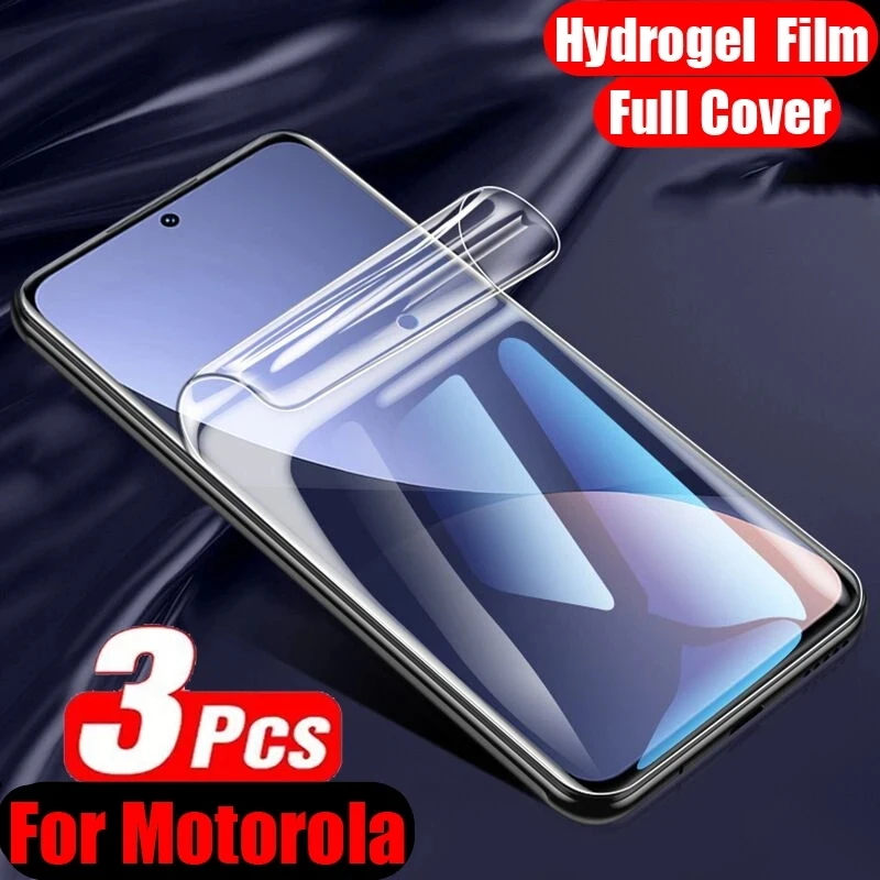 Premium HD Hydrogel Film Screen Protector Set - 3 Pack