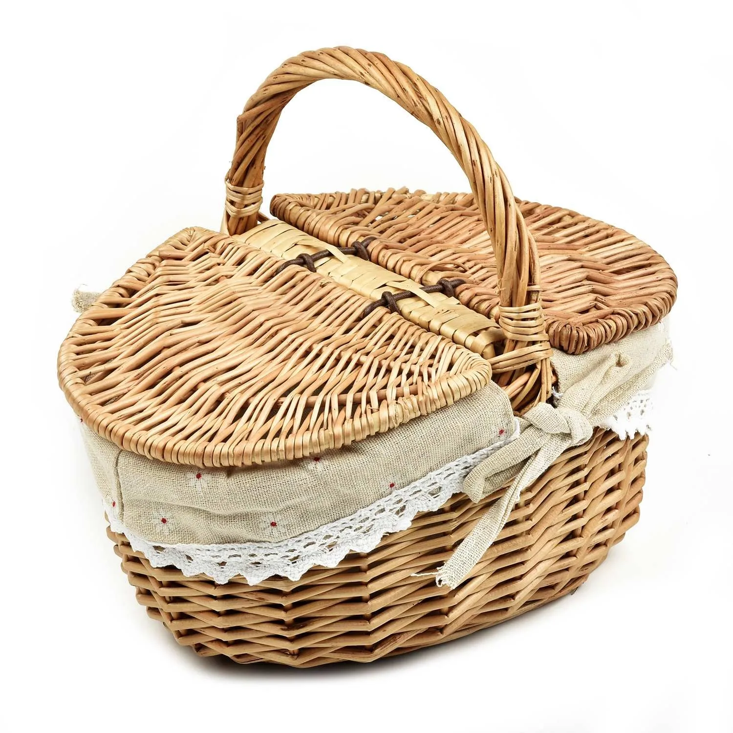 

Picnic Basket Storage Basket Household Decoration Outdoor Activity Accessories Shopping Malls The Cane Barbecue Storage