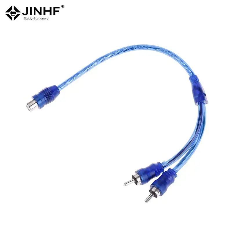 RCA Female to Male Audio Splitter Cable for Subwoofers and Speakers