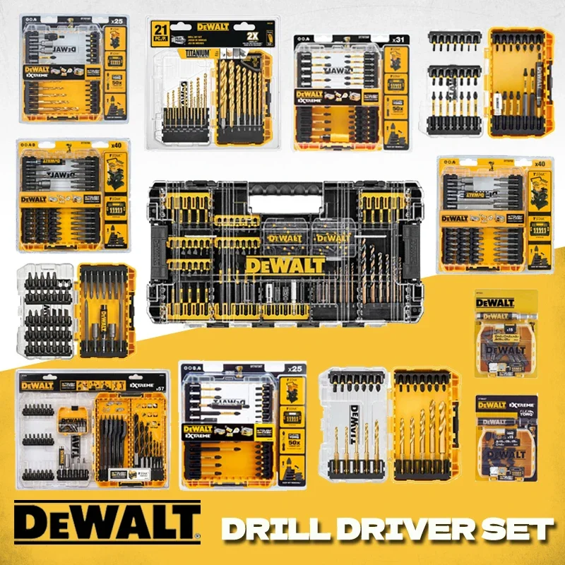 DEWALT DT70748 DW1361 DT70730 DT70735 DT70758 DWACS65 DWANGFT100SET DW2166 DT70702 DT70739 Drill Bits Set Power Tool Accessories