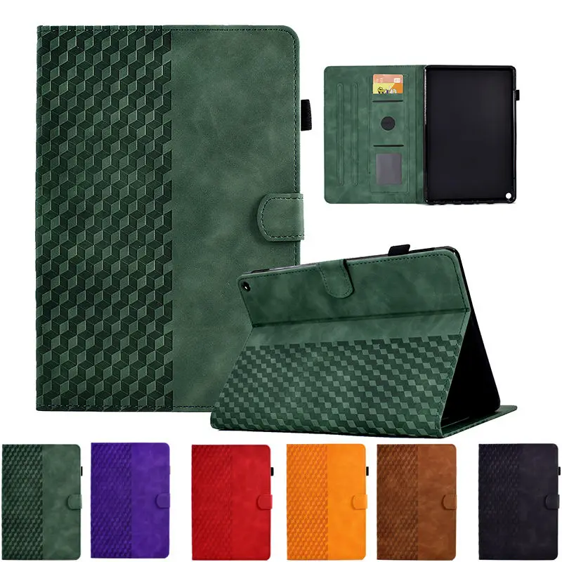 Per Amazon Fire Max 11 Custodia Per Tablet Funda Leather Fashion Diamond Pattern Cover Per Fire Max 11 2023 13Th Gen Case Shell Coque