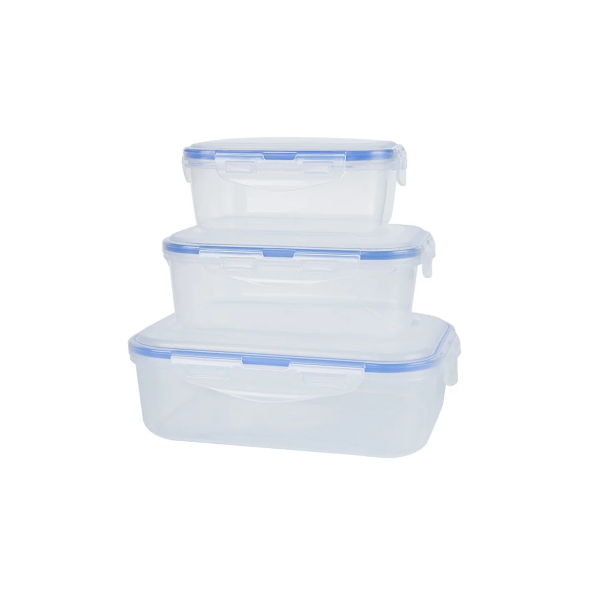 

3Pcs Plastic Lunch Box for Kids Bento Box Food Storage for School Office Worker Outdoor Picnic