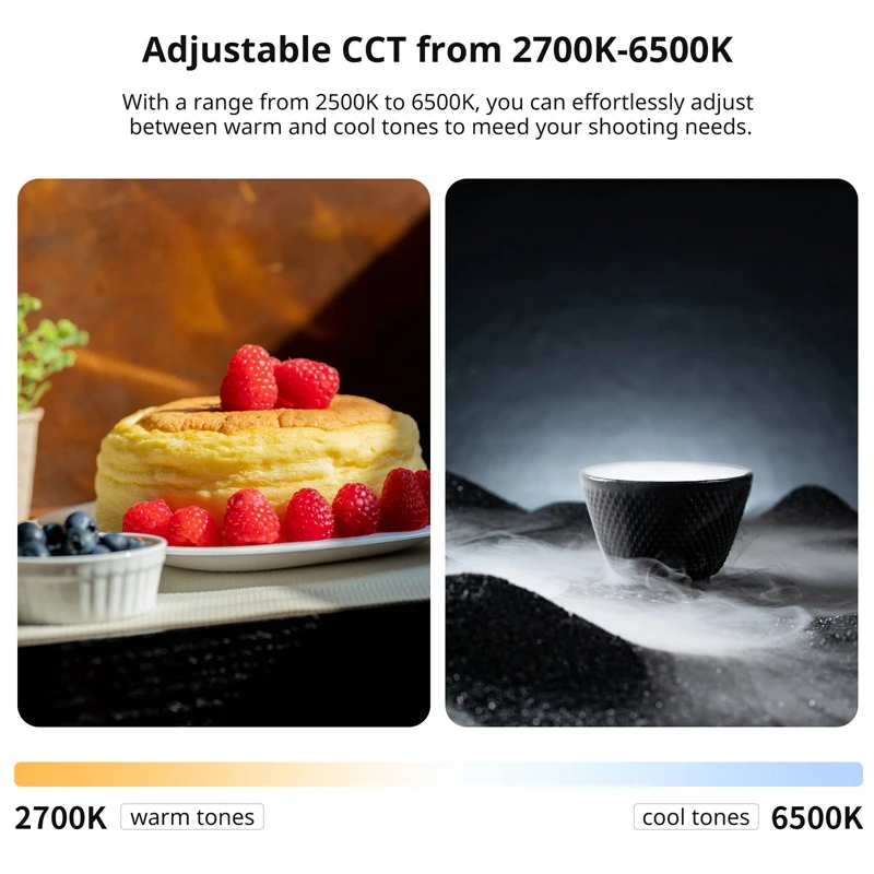 Ulanzi UA20 20W Portable Air Tube Light Bi-Color for Still Life Portrait Photography Livestream 2700K-6500K TPU Inflatable Light