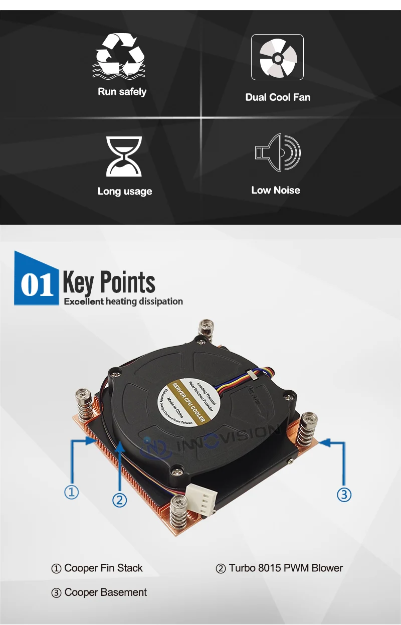 espaçamento de furos, TDP, 180W, Fans Vapor