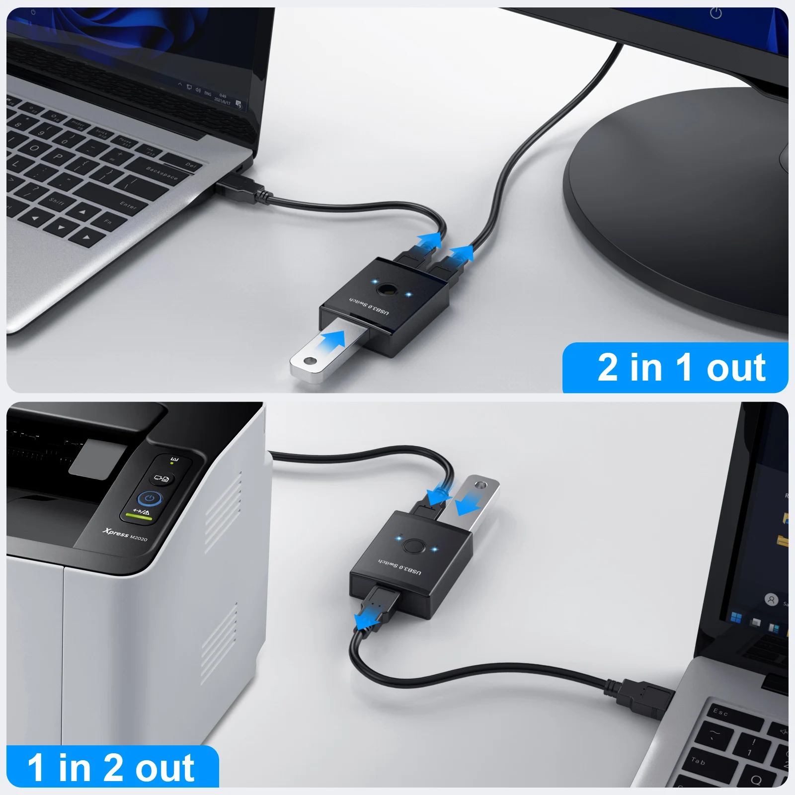 USB Hubs & Adapters: Connect Laptops & Printers