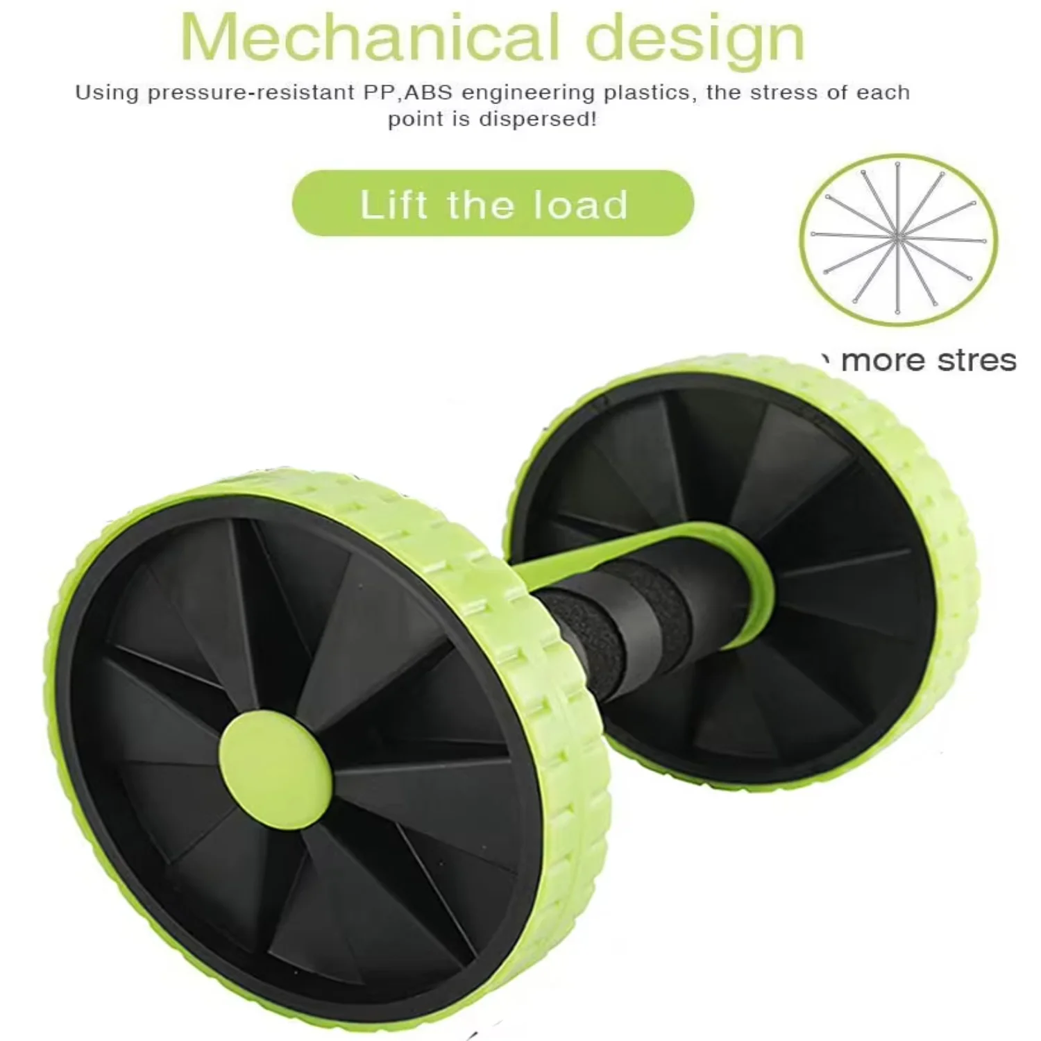 Ab Roller Wheel Abdominal Exercise, Fitness Trainer, Gym Workout