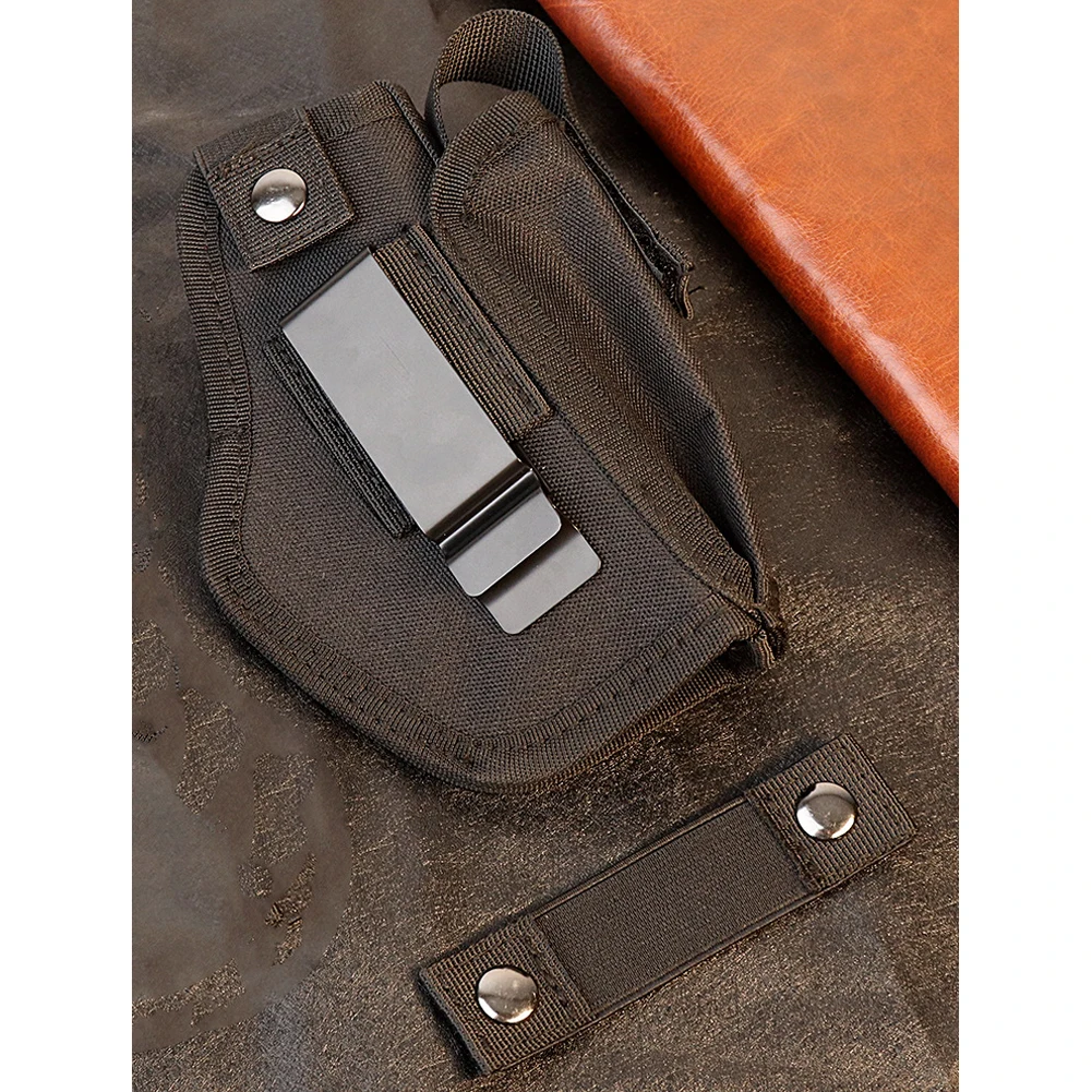 

Hunting Holster 15x6x2cm Carry Holster Concealed For Glock 19 17 26 Glock Pistol Invisible Left Right Hand Nylon