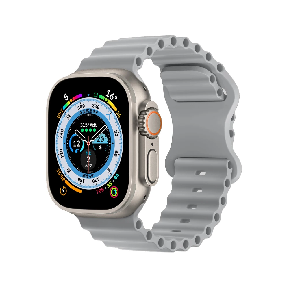 Breathable Ocean Silicone Strap