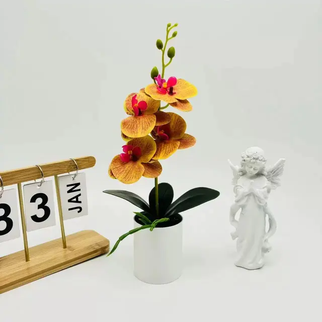 Bonsai Simulated Butterfly Orchid Artificial